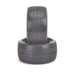 Schumacher 1:10 Honeycomb Rear Tyres - Yellow (2)