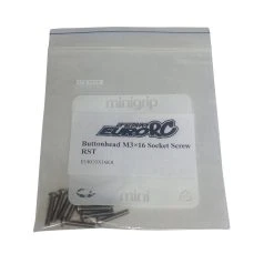 EuroRC Button Head M3x16 RST Socket Screw (10)