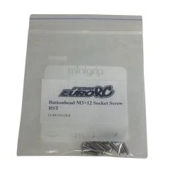 EuroRC Button Head M3x12 RST Socket Screw (10)
