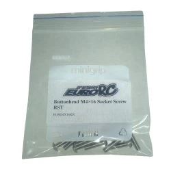 EuroRC Button Head M4x16 RST Socket Screw (10)