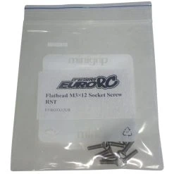 EuroRC Flathead M3x12 RST Socket Screw (10)
