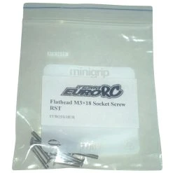 EuroRC Flathead M3x18 RST Socket Screw (10)