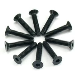 EuroRC Flathead M2.5X8 Socket Screw (10)