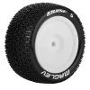 Louise RC - E-Maglev Buggy Tyre With White Rim For 12mm Hex - 4WD Rear - Mounted - Soft - (2) -Louise RC Shop e maglevv r