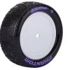 Louise RC E-Phantom Buggy 4WD Front Tire With White Rim - SuperSoft - TeamC, Kyosho (2)