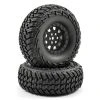 Fastrax 1:10 Crawler Slinger 1.9 Mounted Scale Wheel Black (2) -Louise RC Shop fast1250b
