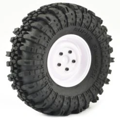 Fastrax 1:10 Crawler Swamper 1.9 Scale Wheel Ø118mm Tyre (2): Black -Louise RC Shop fast1268w