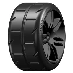 GRP 1:5 TC - W02 REVO NEW - Mounted On Black Wheel - 1 Pair: Medium M3