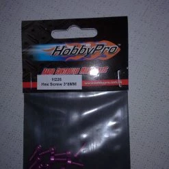 Hobbypro Hex Screw 3x8mm Purple (10)