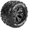 Louise RC 1:10 MT-Spider 2.8" Monster Truck Tire On Black Chrome Wheel - ARRMA Offset - Sport (2)