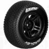 Louise RC SC - Maglev SC Tyre With Black Rim For Losi Ten-SCTE (Mounted) - Super Soft (2) -Louise RC Shop lousescmaglev