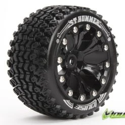 Louise RC 1:10 ST-Hummer 2.8 Inch Truck Tire Mounted On Black Rim - 0 Offset - Soft (2)