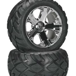Traxxas Tires & Wheels Anaconda/All-Star Chrome 2,8" (2)