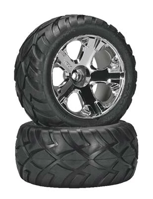 Traxxas Tires & Wheels Anaconda/All-Star Chrome 2,8" (2) 3 Traxxas Tires & Wheels Anaconda/All-Star Chrome 2,8" (2)