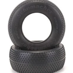 Schumacher Short Course Tyre - Mini Pin - Yellow (Pair)