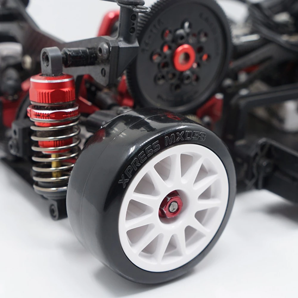 Xpress MXD58 Drift Tire Soft Orange For 1/10 Mini K Chassis (4) 6 Xpress MXD58 Drift Tire Soft Orange For 1/10 Mini K Chassis (4) - Image 4