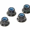 HPI Racing Flanged Lock Nut M4 - Black - (4)