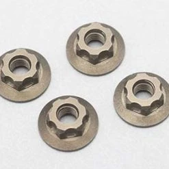 Yokomo Aluminum - Large Diameter Flanged Nut - Thin (4)