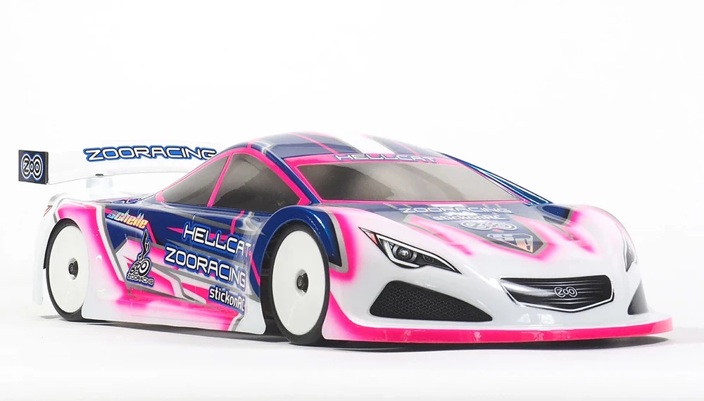 ZooRacing HellCat 1/10 TC 190mm Body - 0.7mm Regular 4 ZooRacing HellCat 1/10 TC 190mm Body - 0.7mm Regular - Image 2