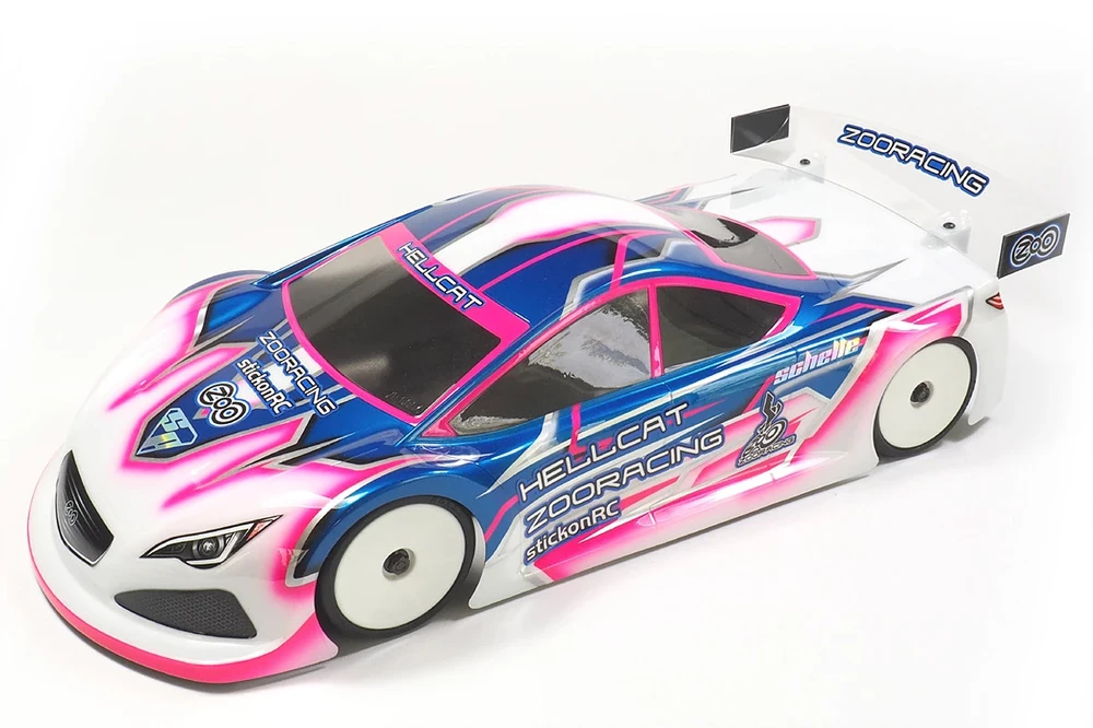 ZooRacing HellCat 1/10 TC 190mm Body - 0.7mm Regular 6 ZooRacing HellCat 1/10 TC 190mm Body - 0.7mm Regular - Image 4